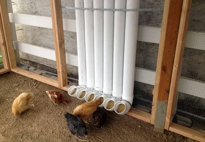 How to make a chicken feeder