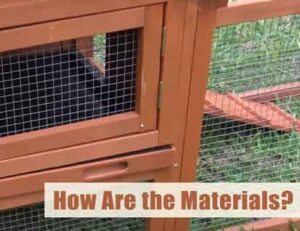 How Are the Materials of the Pet Chicken Coop