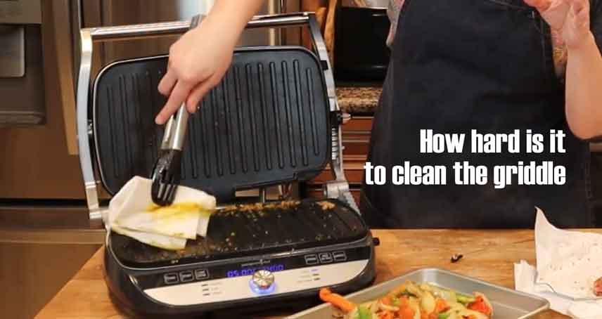 How hard is it to clean the griddle