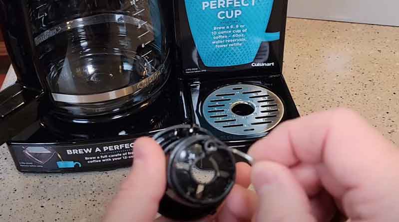 Steps for Cleaning The K Cup Side